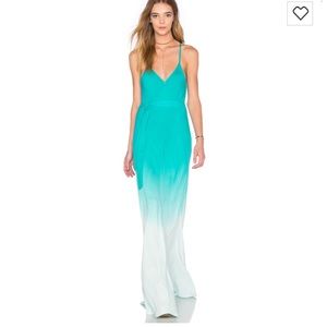 Young Fabulous Broke Carla Maxi Dress turquoise xs